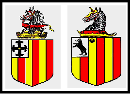 Two coats of arms for German Trott families